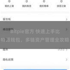 Bitpie官方 快速上手比特派钱包，多链资产管理全攻略