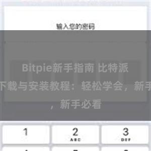 Bitpie新手指南 比特派钱包下载与安装教程：轻松学会，新手必看