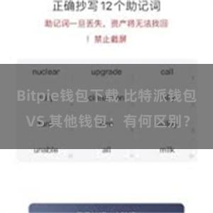 Bitpie钱包下载 比特派钱包 VS 其他钱包：有何区别？