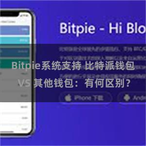 Bitpie系统支持 比特派钱包 VS 其他钱包：有何区别？