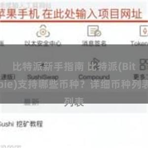 比特派新手指南 比特派(Bitpie)支持哪些币种？详细币种列表