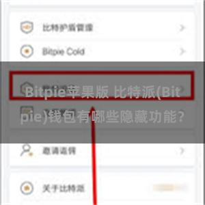 Bitpie苹果版 比特派(Bitpie)钱包有哪些隐藏功能？