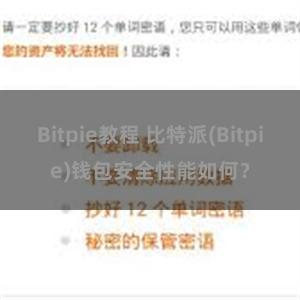 Bitpie教程 比特派(Bitpie)钱包安全性能如何？